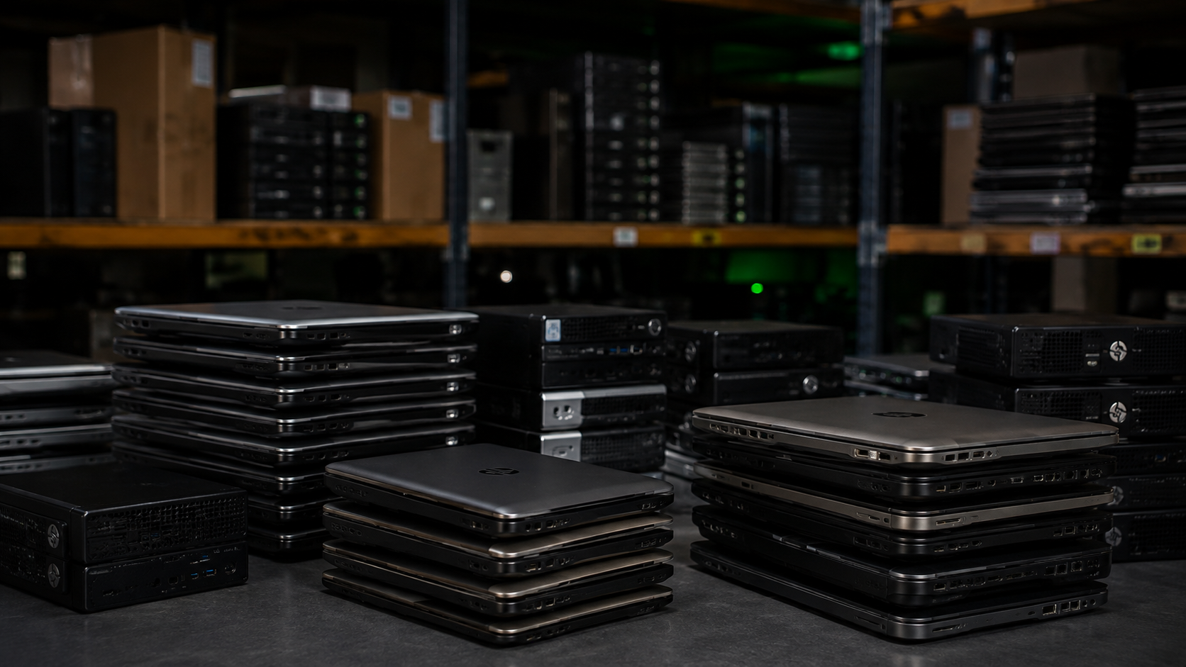 Gebruikte laptops en IT-hardware voor hergebruik